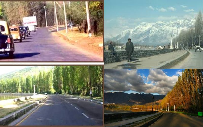 ancient boulevard road srinagar