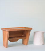 Deodar Wood toilet roll holder (Special wet area wood product)