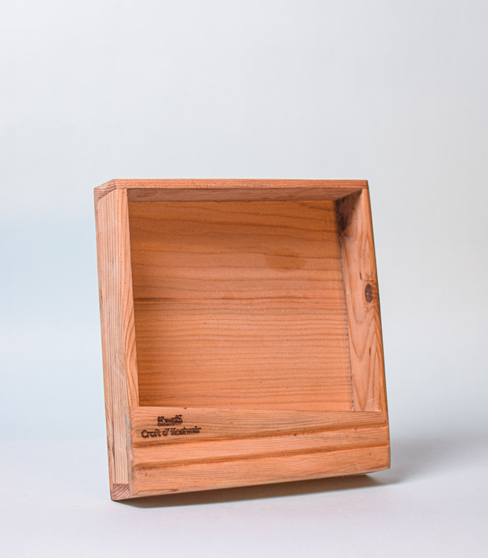 Handmade Deodar Wood Tissue Box