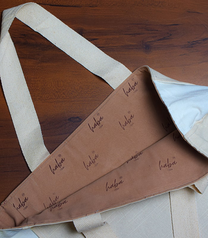 Side Design Hand Sozni Work Pure Cotton Tote Bag With Lining (Side Gusset) 4