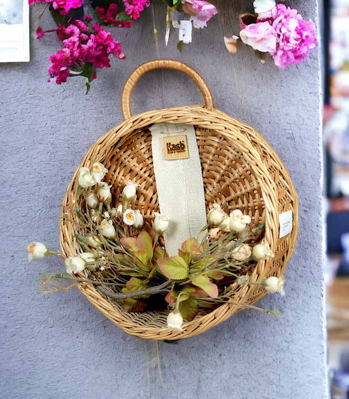 Willow Wicker Wall Hanging Basket