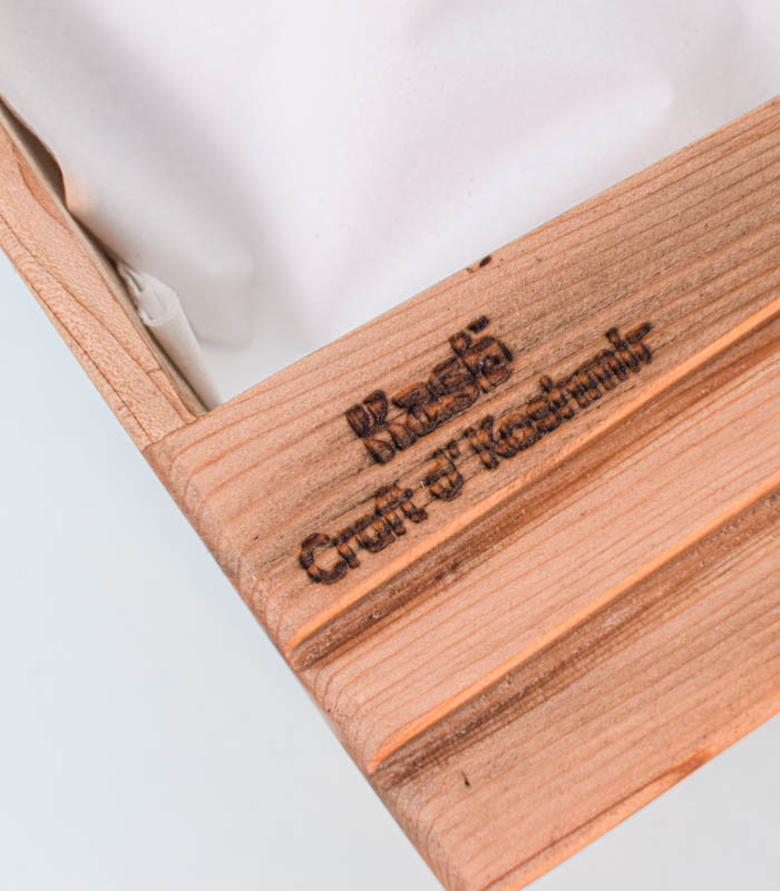 Handmade Deodar Wood Tissue Box 3