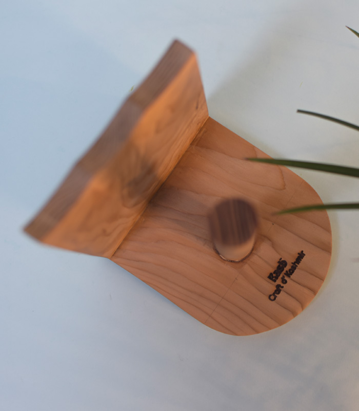 Deodar Wood Kitchen Tissue/Towel Paper Holder 3