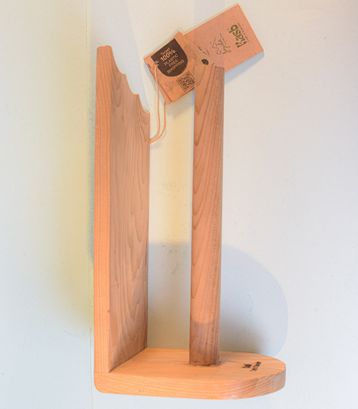 Deodar Wood Kitchen Tissue/Towel Paper Holder 4