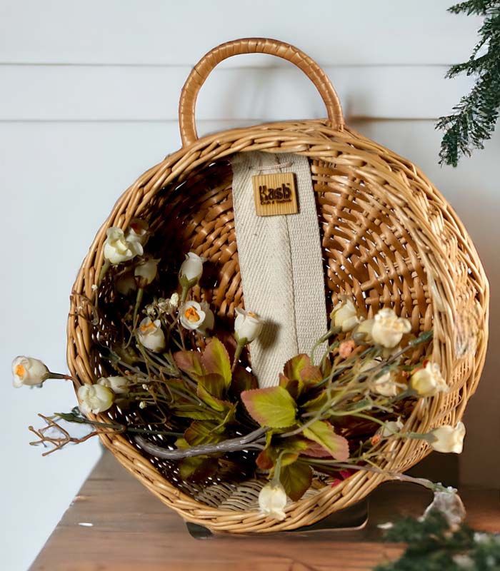 Willow Wicker Wall Hanging Basket