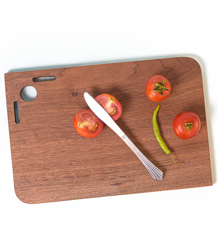 walnut wood flat chopping board