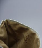 Hand Sozni Work Pure Cotton Make-Up Pouch - With Lining (Beige-Green)