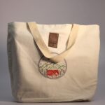 Multicolored Hand Sozni Embroidered Pure Cotton Tote Bags - With Lining (Bottom Gusset)