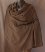 Natural Color Plain Kashmiri 100% Genuine Pashmina Shawl