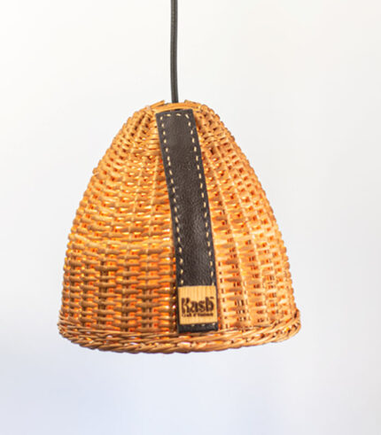 Willow Wicker Hanging Lamp Shade 2