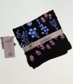 Multicolored High-Quality Black Velvet Cushion Cover - With Hand Ari Work, Lining and Velvet Back 5