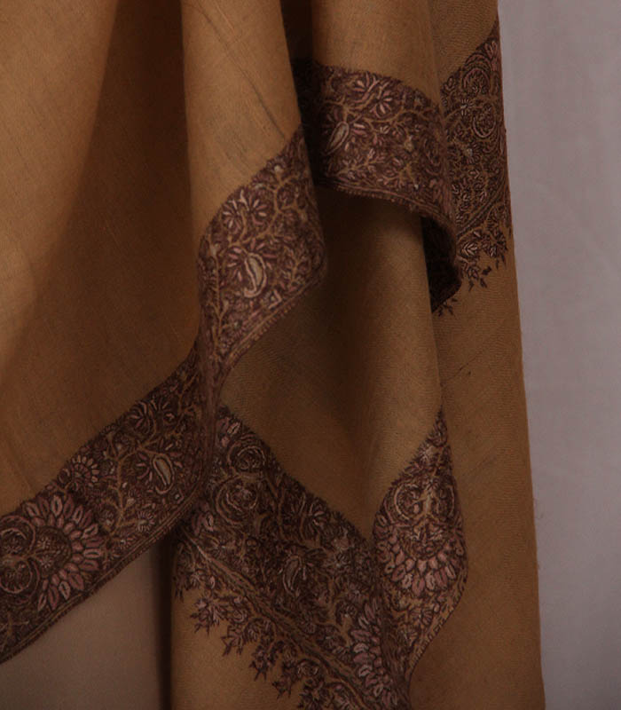Neemdor Hand Sozni Kashmiri Pure Pashmina Shawl -
