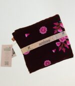 High-Quality Velvet Cushion Cover (Maroon-Pink) - With Hand Ari Work and Velvet Back 7