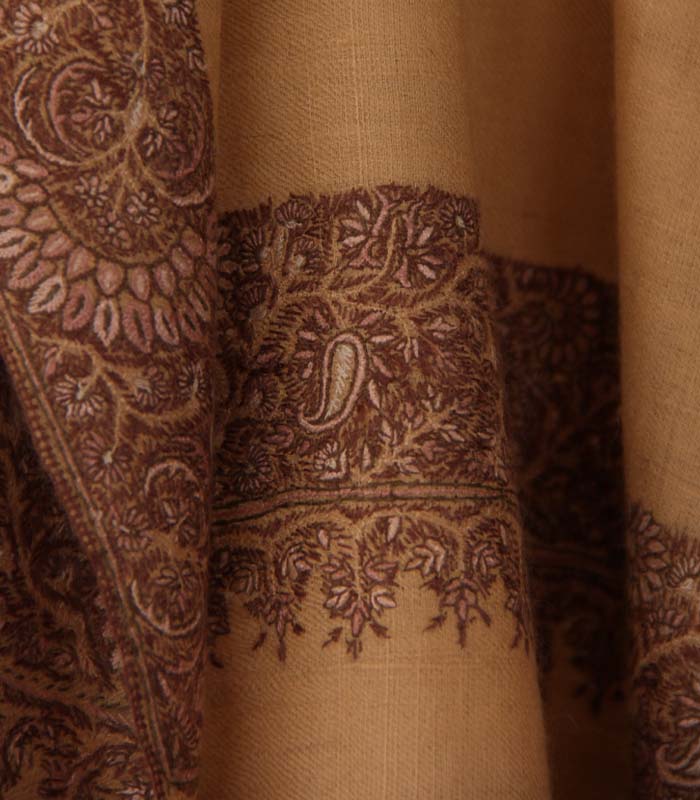 Neemdor Hand Sozni Kashmiri Pure Pashmina Shawl -