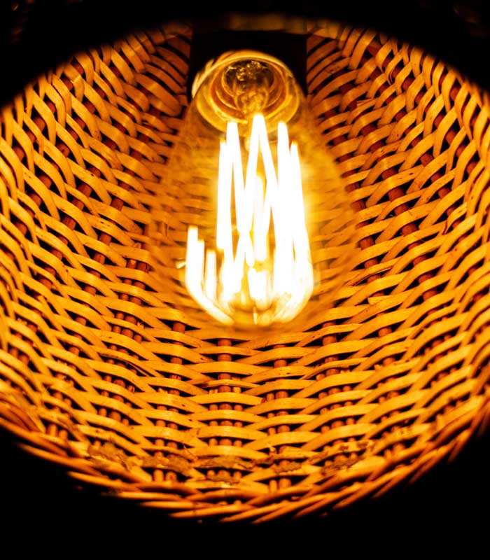 Willow Wicker Hanging Lamp Shade 4
