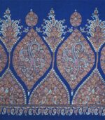 Blue Paladaar Hand Embroidered 100% Real Pashmina Shawl