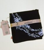 High-Quality Velvet Cushion Cover (Black-Grey) – With Hand Ari Work, Lining and Velvet Back 5