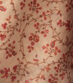 Natural-Cashmere Toned Jalidaar Hand Embroidered Kashmiri Real Pashmina Shawl