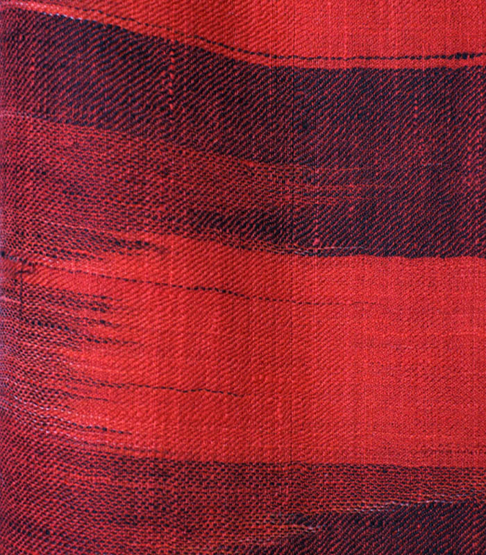 Red Ikkat Reversible Pashmina Stole