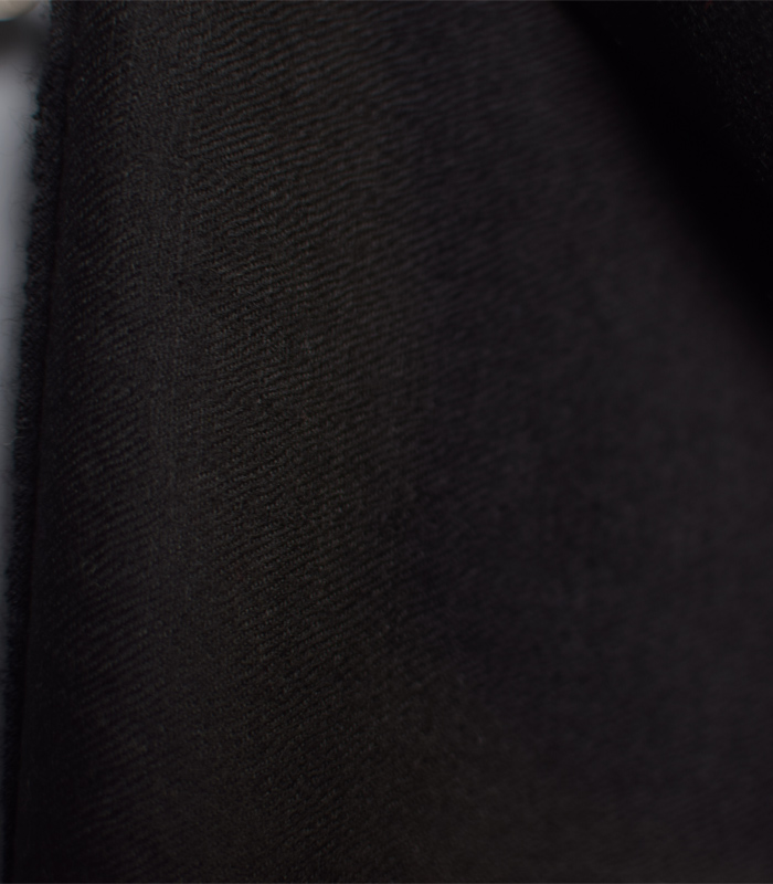 Plain Black Pashmina Stole