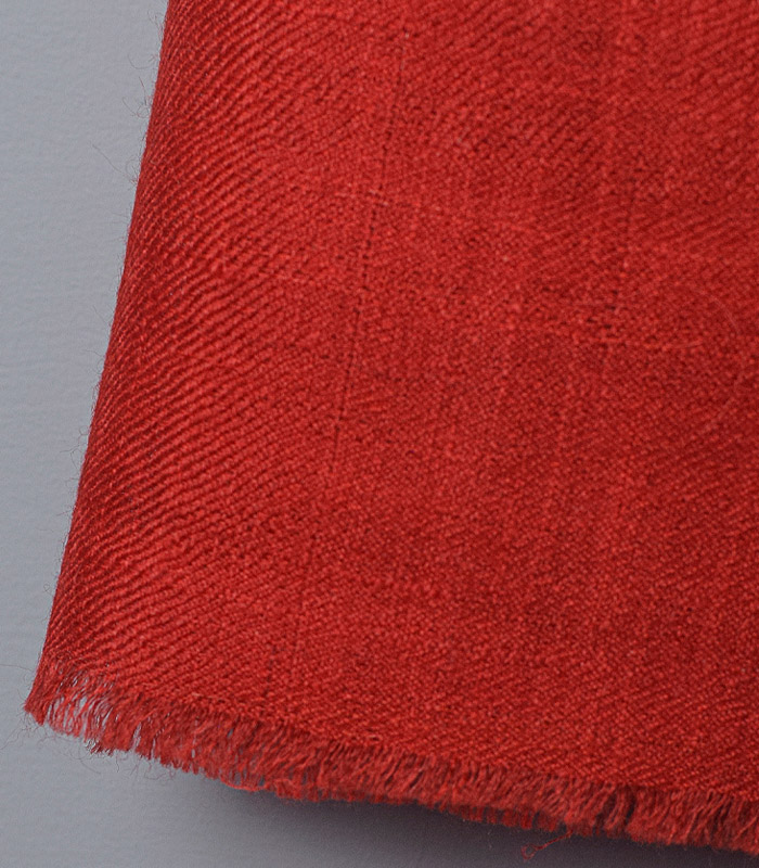 Red Ikkat Reversible Pashmina Stole