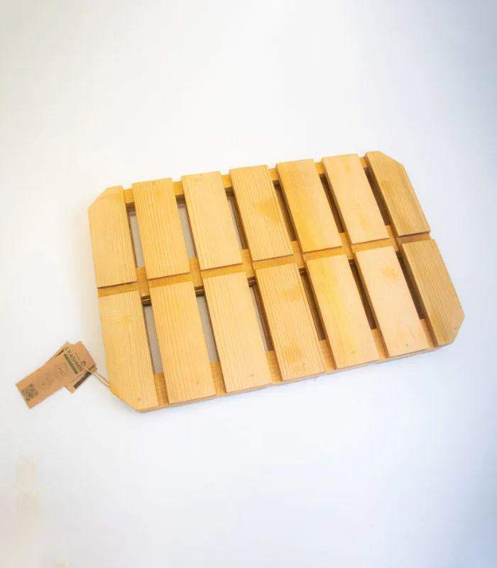 Deodar Wood Shower Floor Bath Mat (Special Wet Area Wood Product)