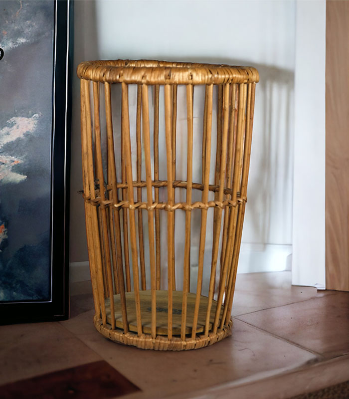 Willow Wicker Dry Waste bin