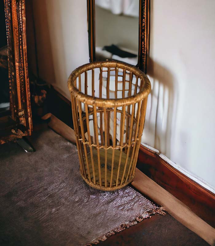 Willow Wicker Dry Waste bin