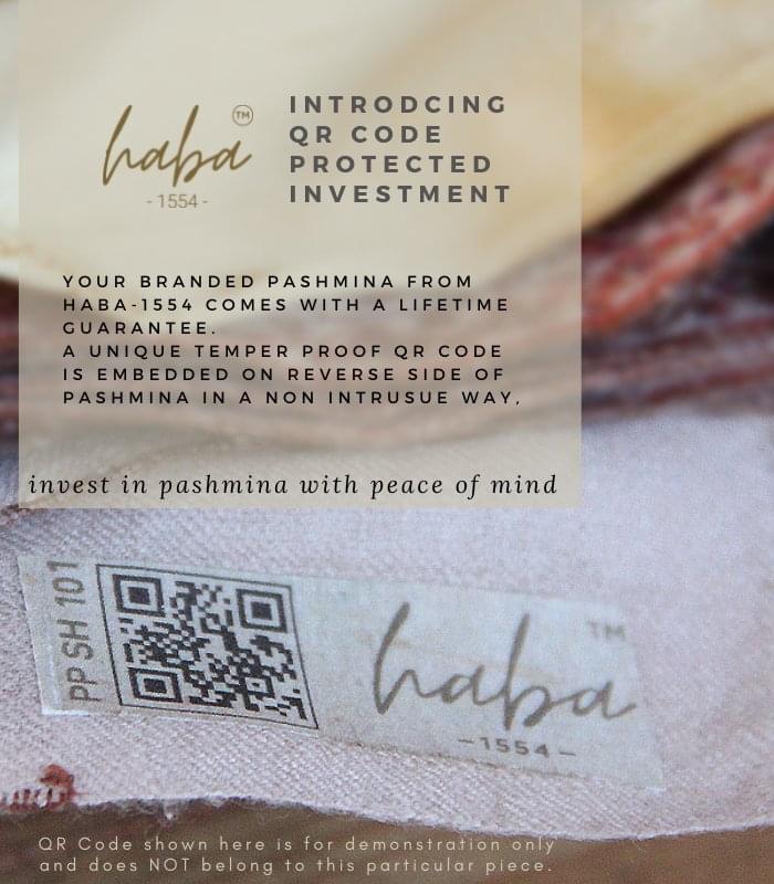 Life Time Guarantee for Authentic Kashmiri Pashmina Shawl