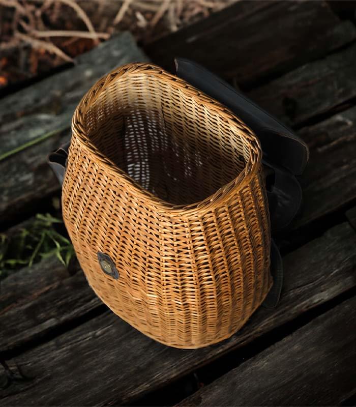 Willow Wicker Rucksack Bag