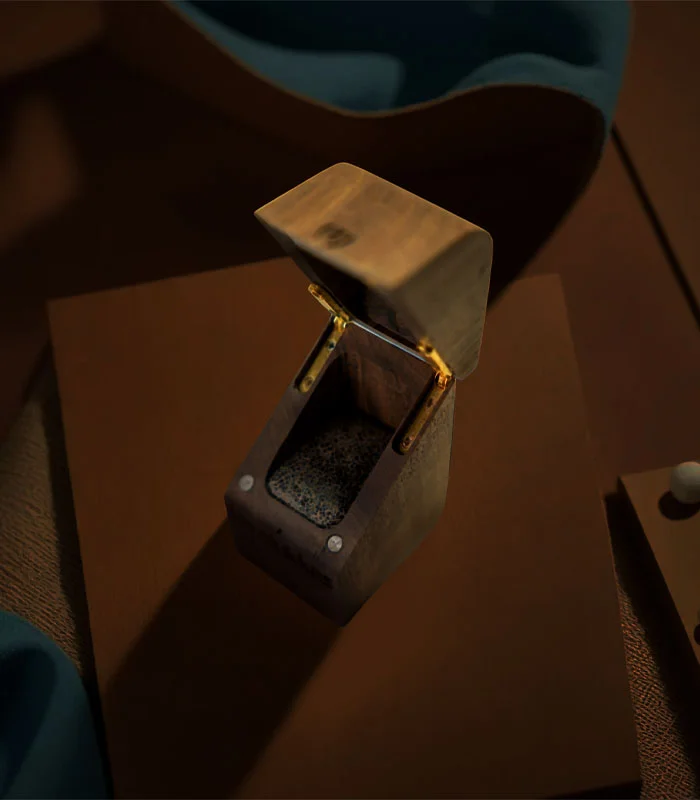 Walnut Wood Ring Box
